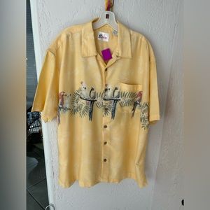 Men’s Worldwide sportsman XL tropical print Designer shirt S XL Msrp $75